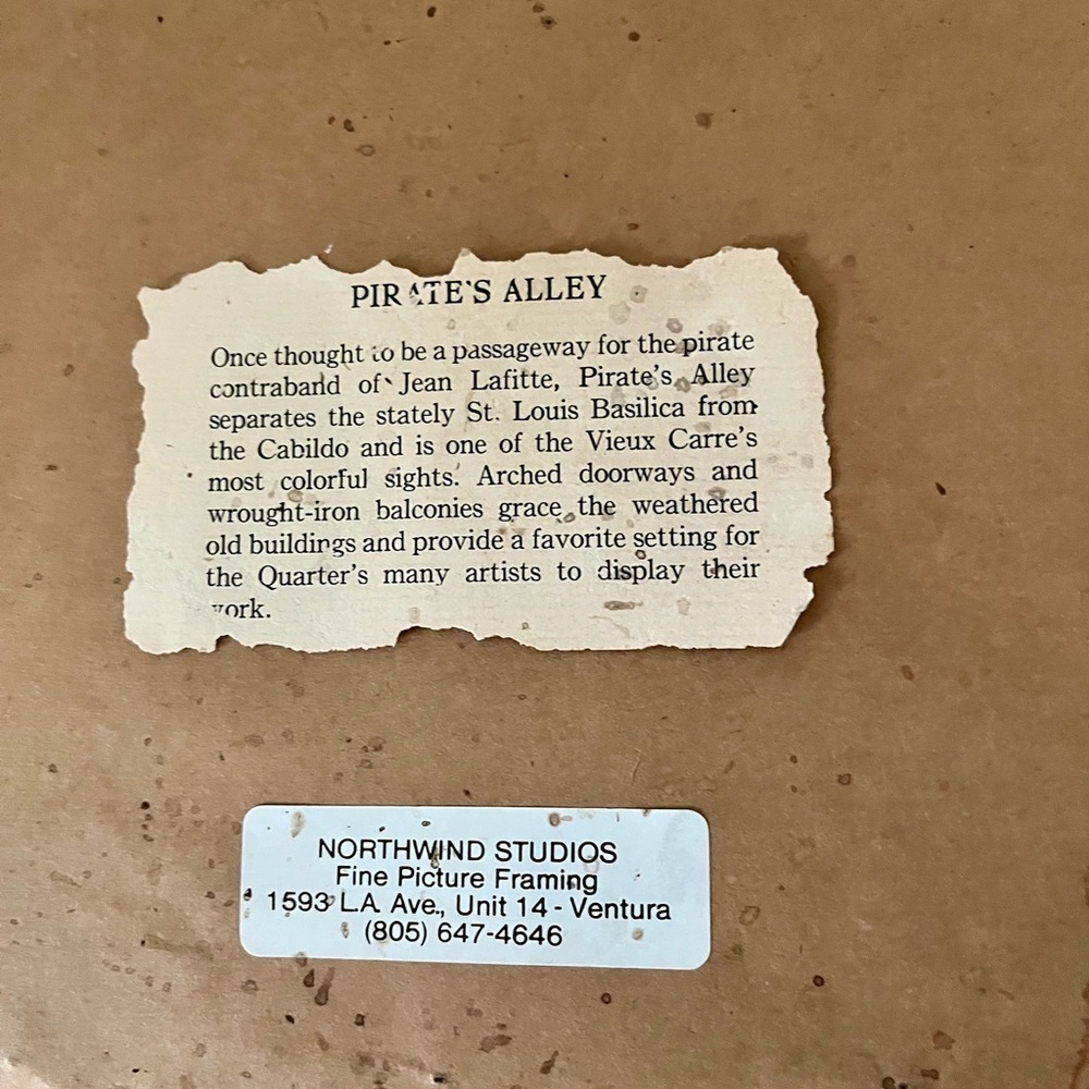 Framed print of “Pirates Alley” by Don Davey - Picture 4 of 12